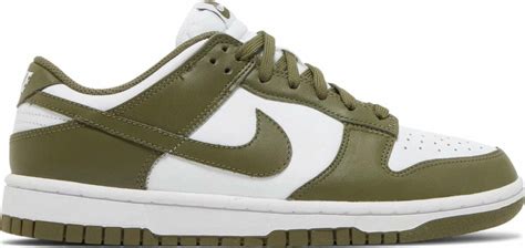 olive green nike dunks women